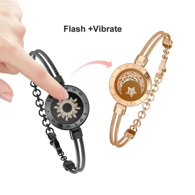 Totwoo Couple Bracelets – Long Distance Touch & Vibration Love Gift