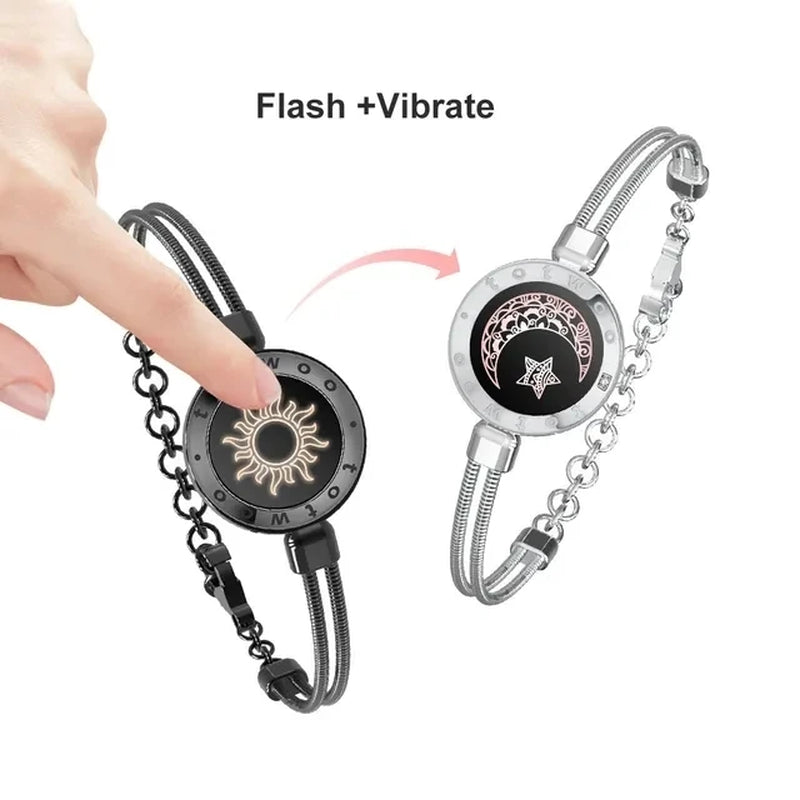 Totwoo Couple Bracelets – Long Distance Touch & Vibration Love Gift