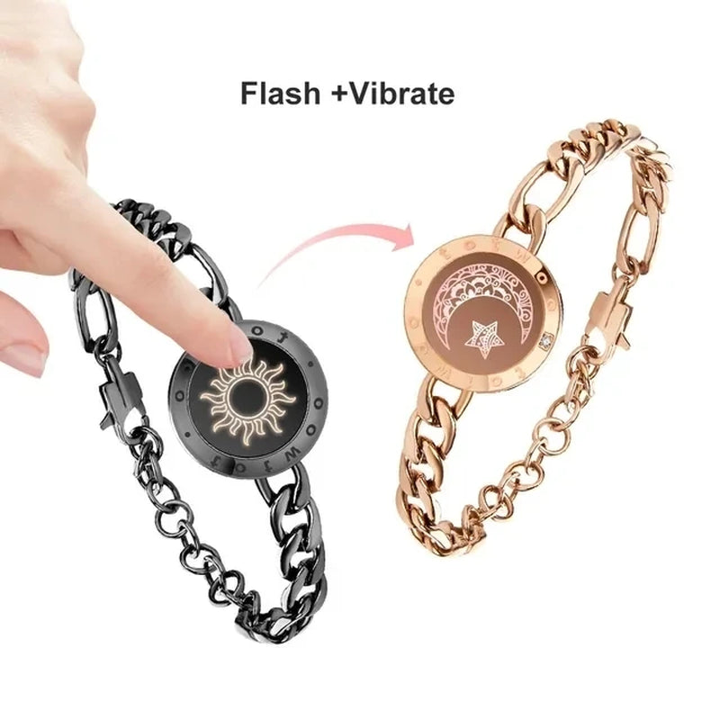 Totwoo Couple Bracelets – Long Distance Touch & Vibration Love Gift