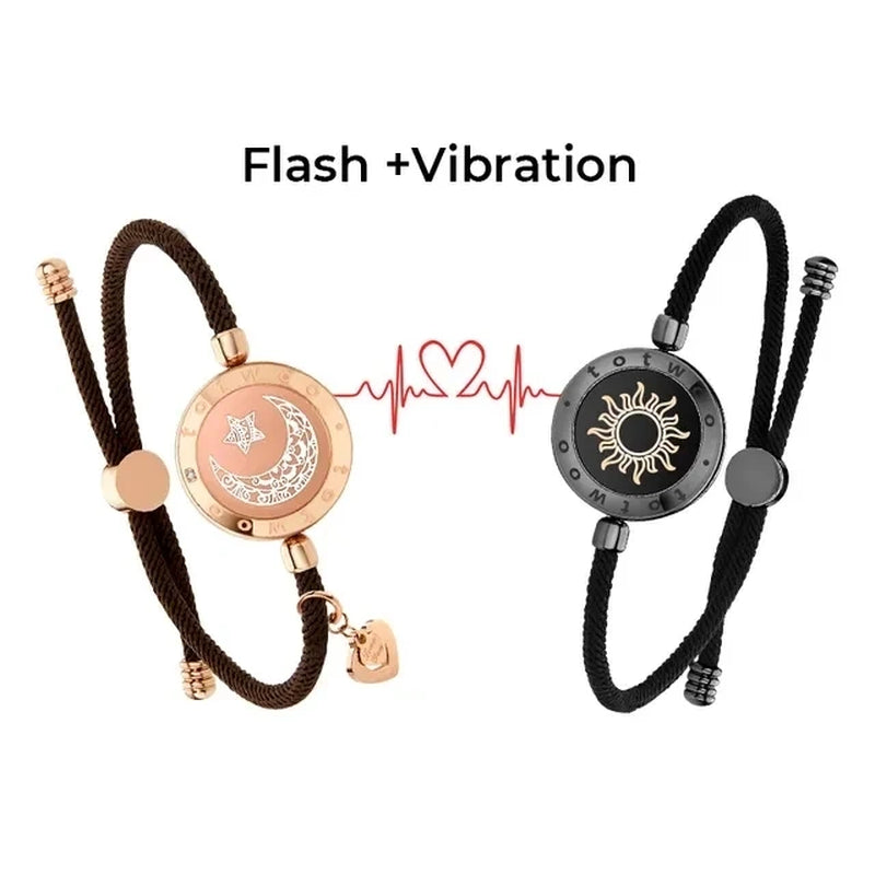 Totwoo Couple Bracelets – Long Distance Touch & Vibration Love Gift